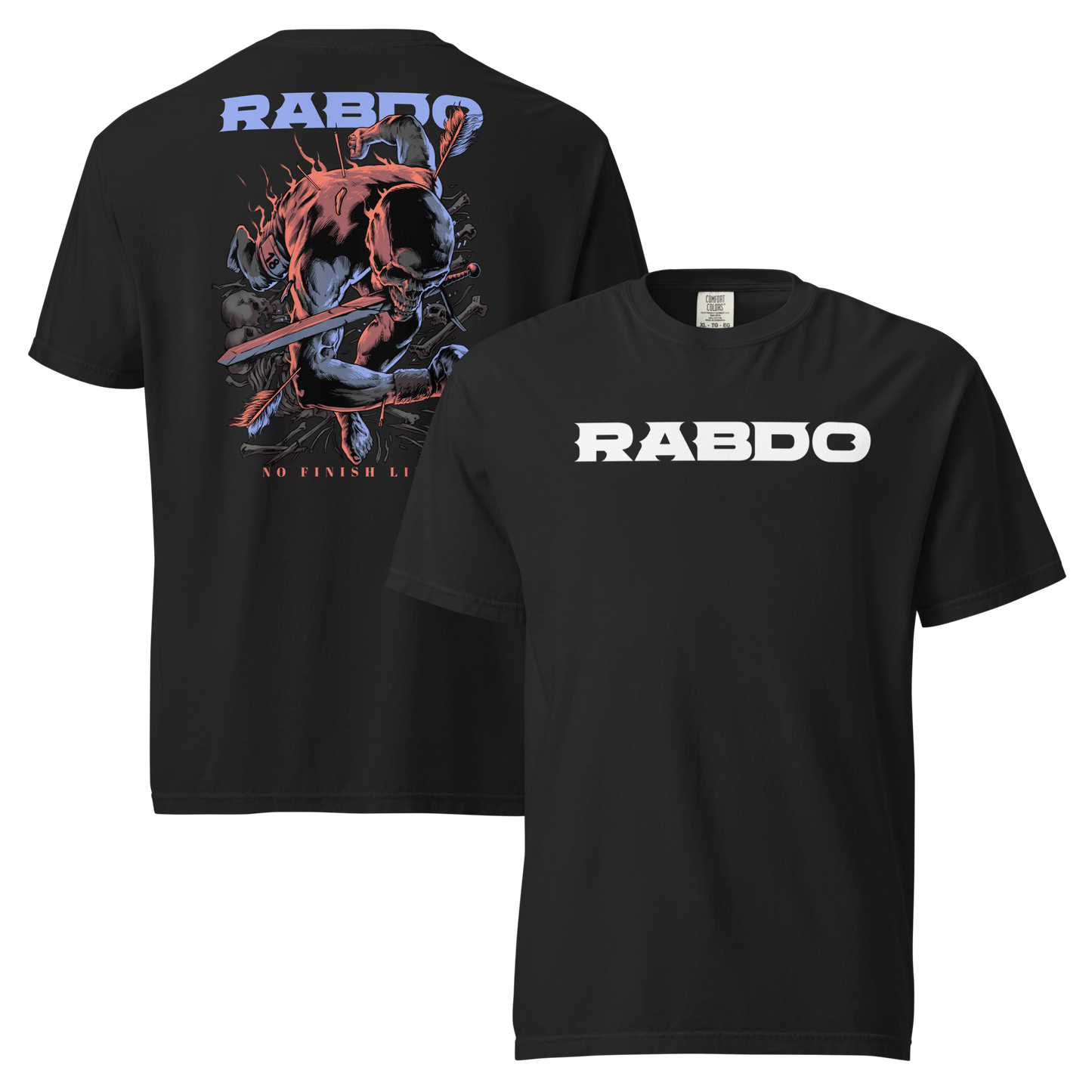 RABDO "No Finish Line" t-shirt.